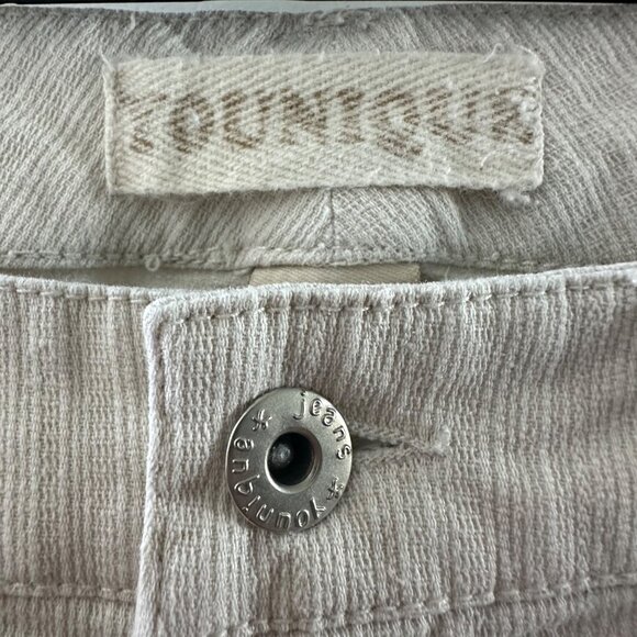 Womens Younique Beige Cargo Style Cropped Pants Size 11 - Picture 4 of 8